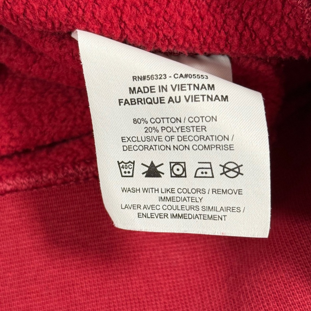 Nike Air Crewneck Sweatshirt Pullover Long Sleeve Mens XL Burgundy Red - Picture 10 of 11